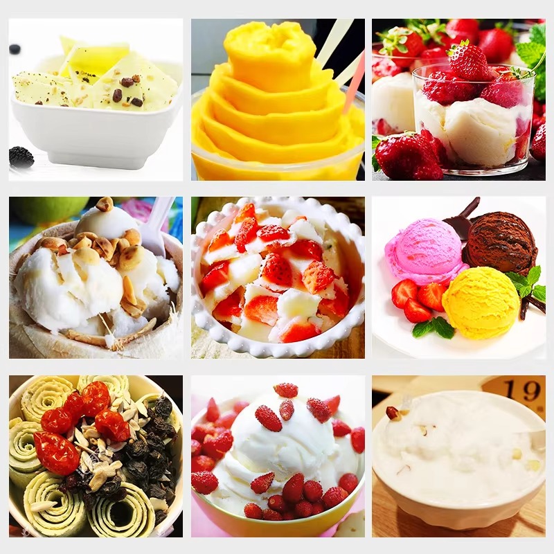 Automatic Fried Ice Cream Machine LJZ200-1 Single Pan - Image 2